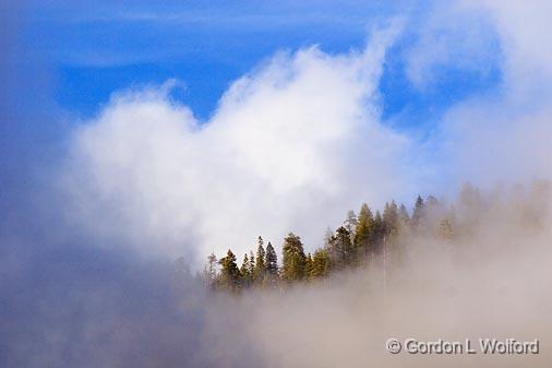 Peaking Through The Clouds_22885.jpg - Photographed in Yosemite National Park, California, USA.